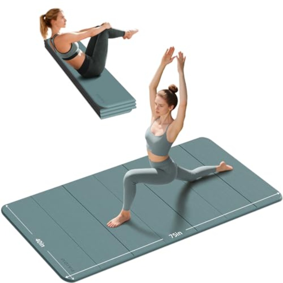 Pilates Yoga Mat Thickness - Foldable Yoga Mat thick- 2/5