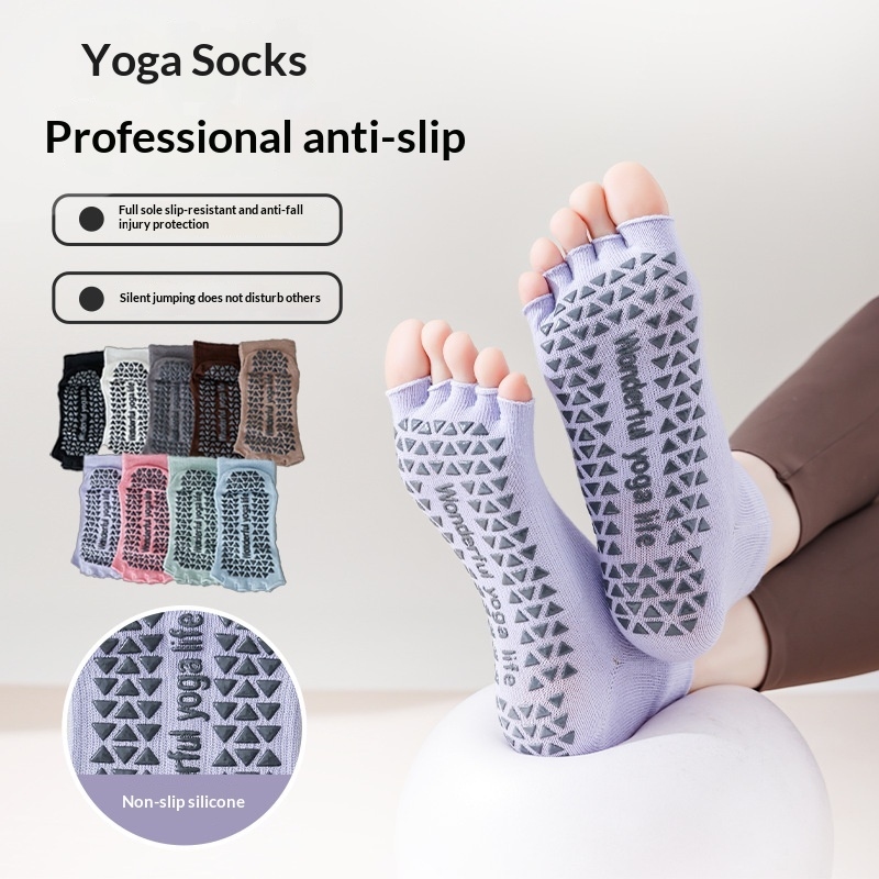 Pilates Yoga Barre - Non-Slip Yoga Pilates Socks for Women,