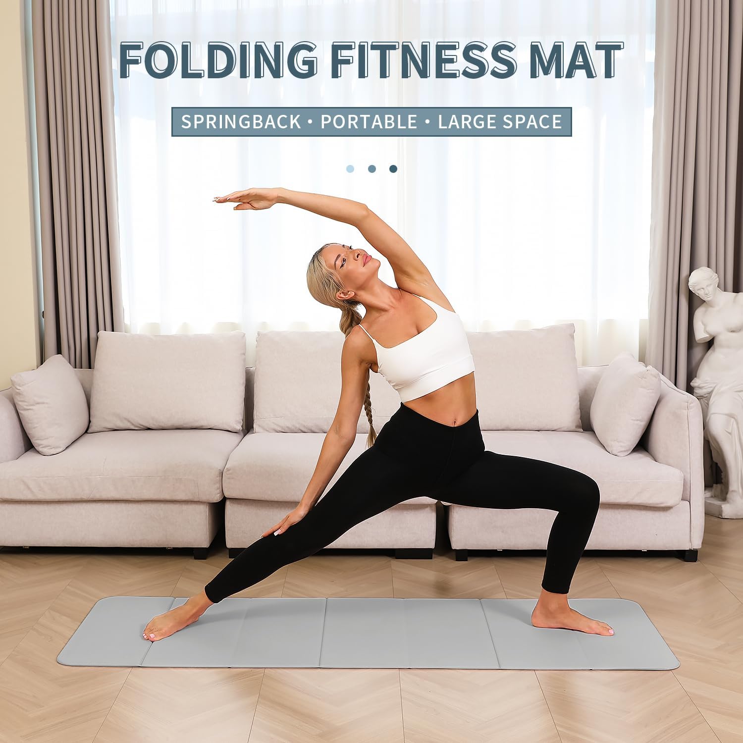 Foldable Yoga Mat 10mm Extra T – обзор и цена Pilates Yoga Mat