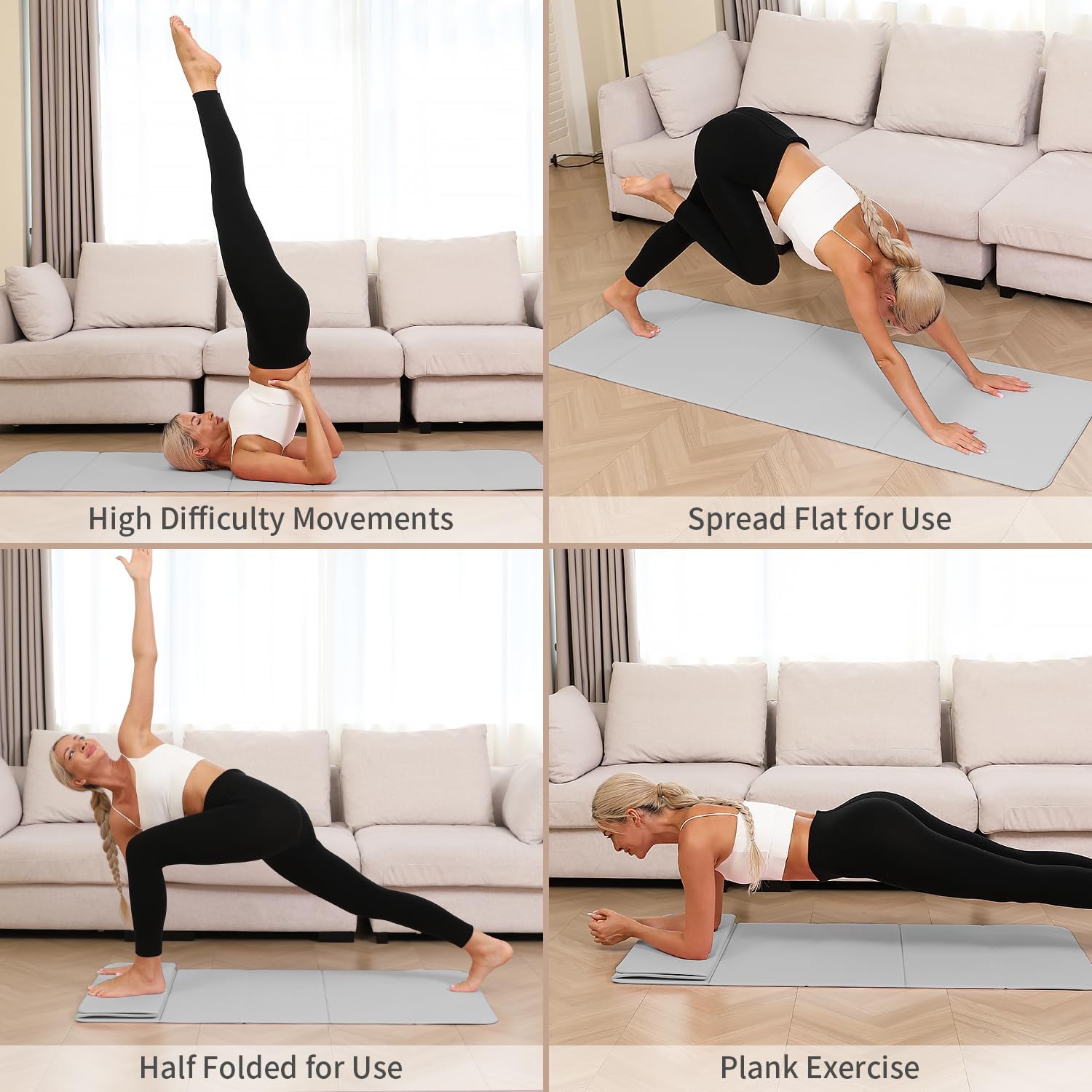 Foldable Yoga Mat 10mm Extra T – обзор и цена Pilates Yoga Mat