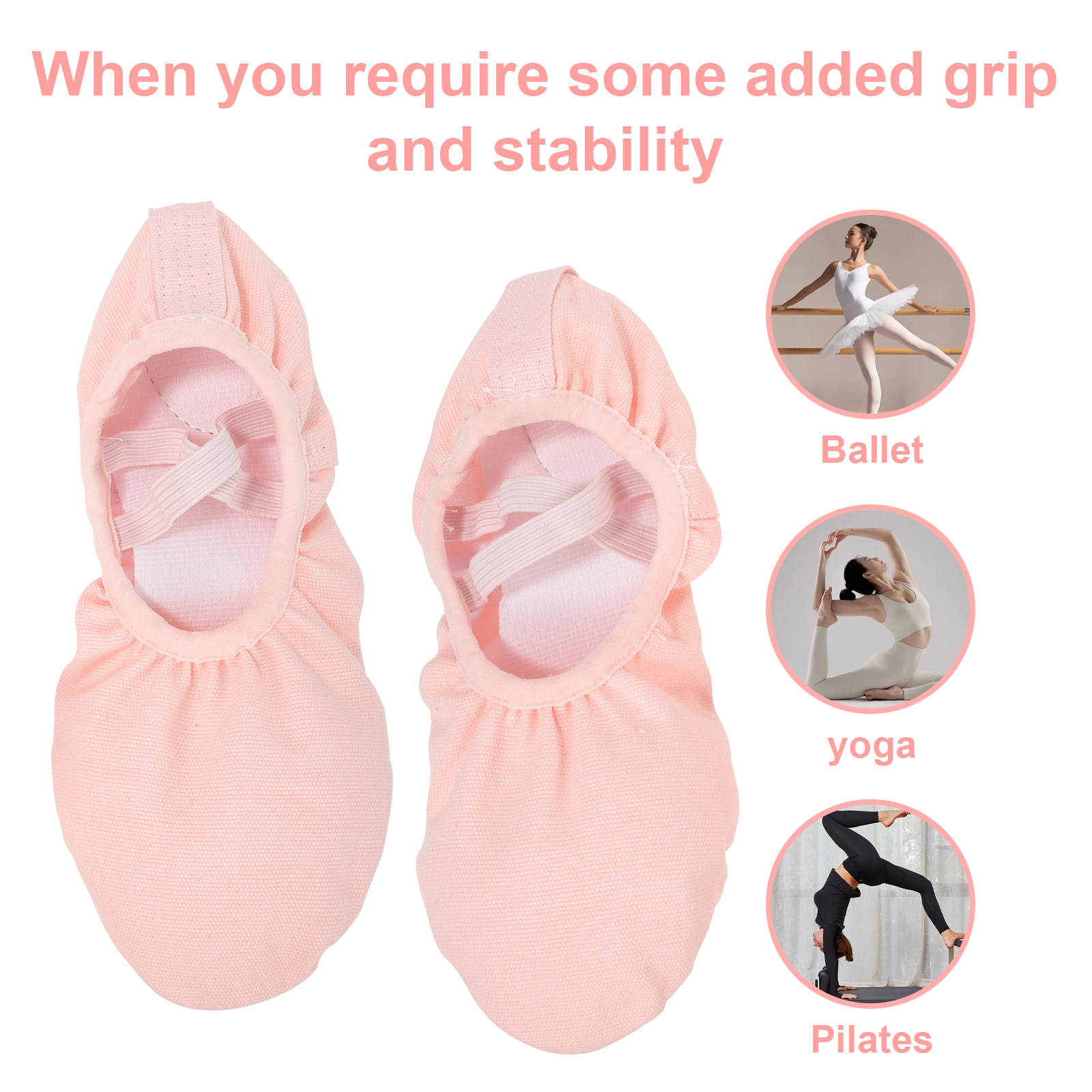 1Pair Ballet Shoes for Girls T – обзор и цена Pilates Yoga Barre