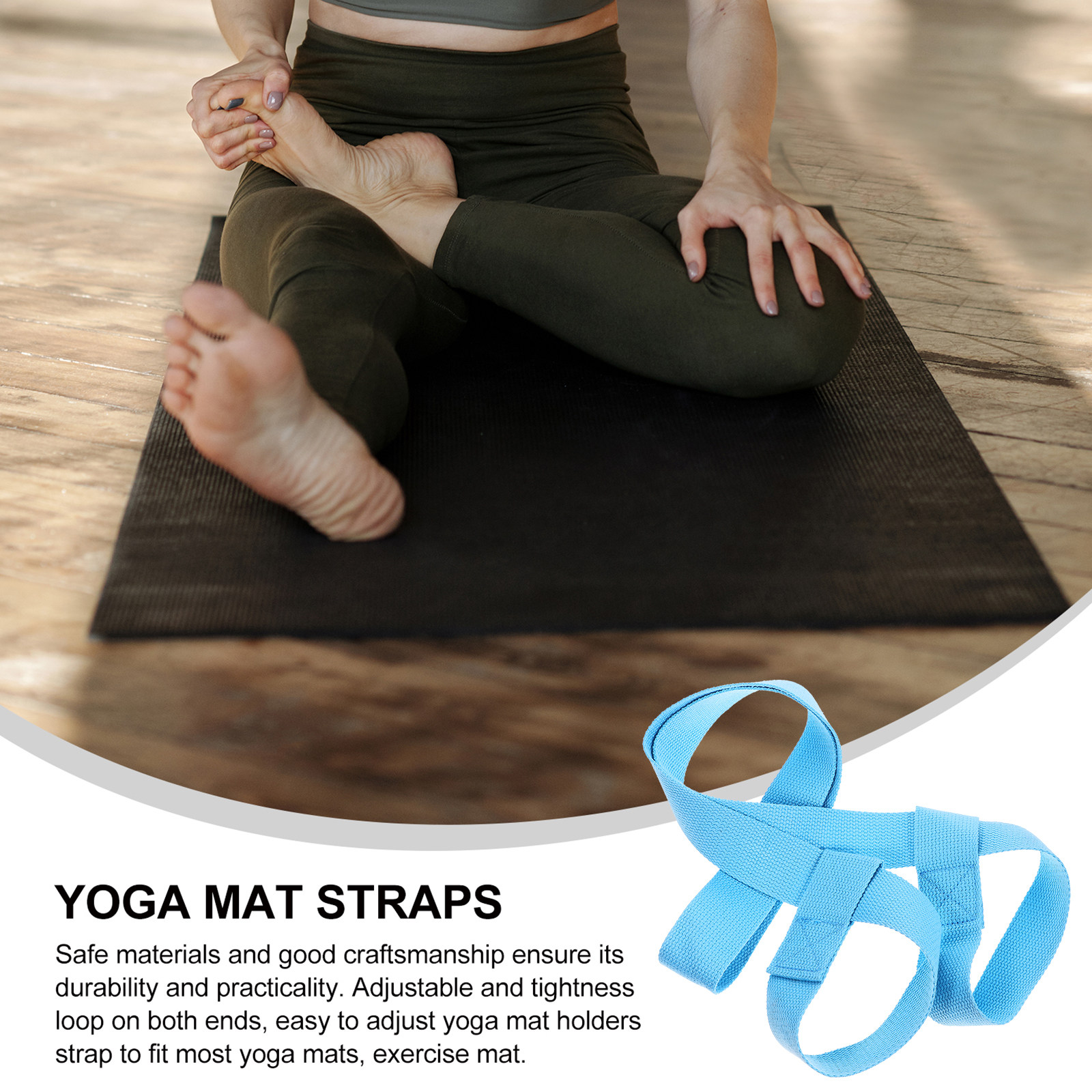 2Pcs Sturdy Yoga Mat Sling Bel – обзор и цена Pilates Yoga Classes