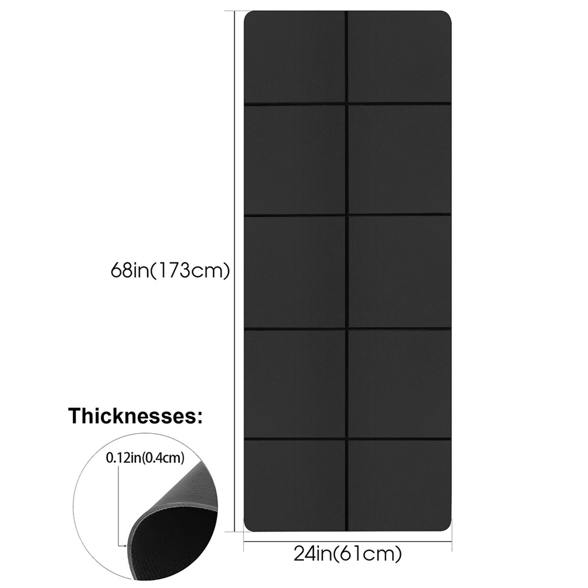 Yoga mat sports fitness EVA co – обзор и цена Pilates Yoga Mat