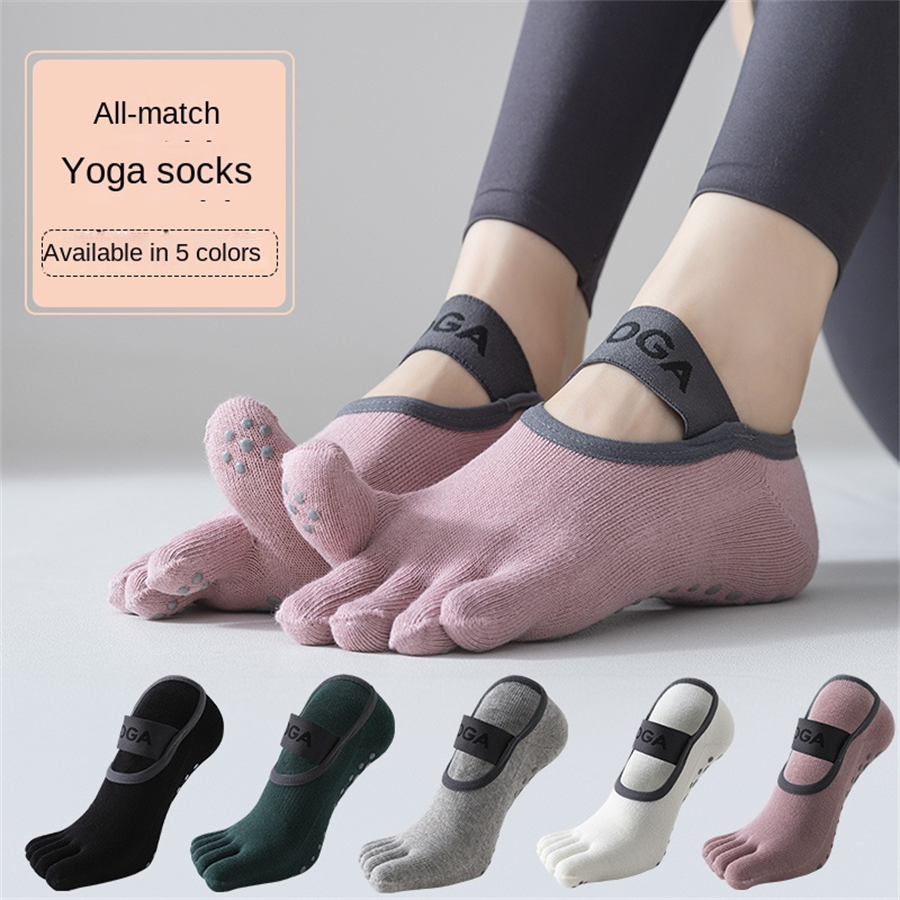 Anti-slip Pilates Socks with 5 – обзор и цена Pilates Yoga Barre