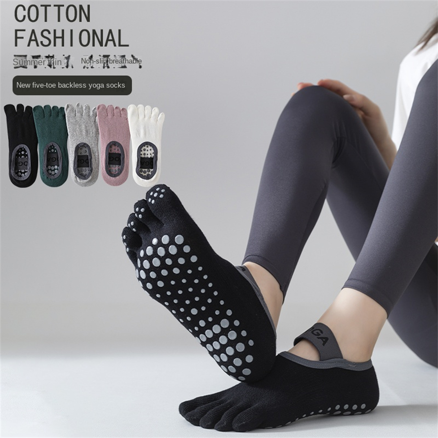 Anti-slip Pilates Socks with 5 – обзор и цена Pilates Yoga Barre