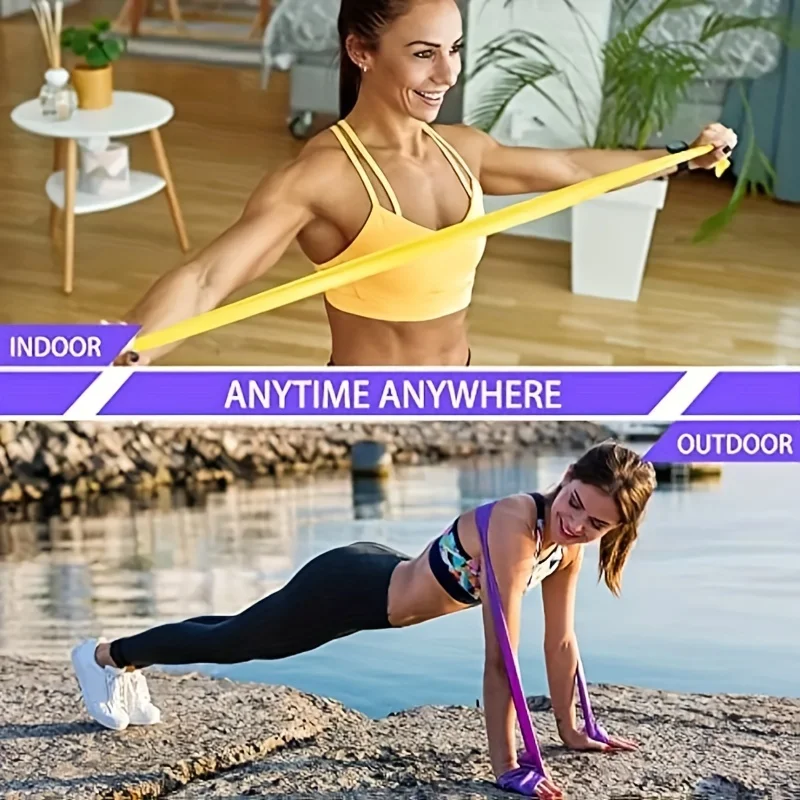 4PCS - Yoga resistance bands o – обзор и цена Pilates And Yoga Difference