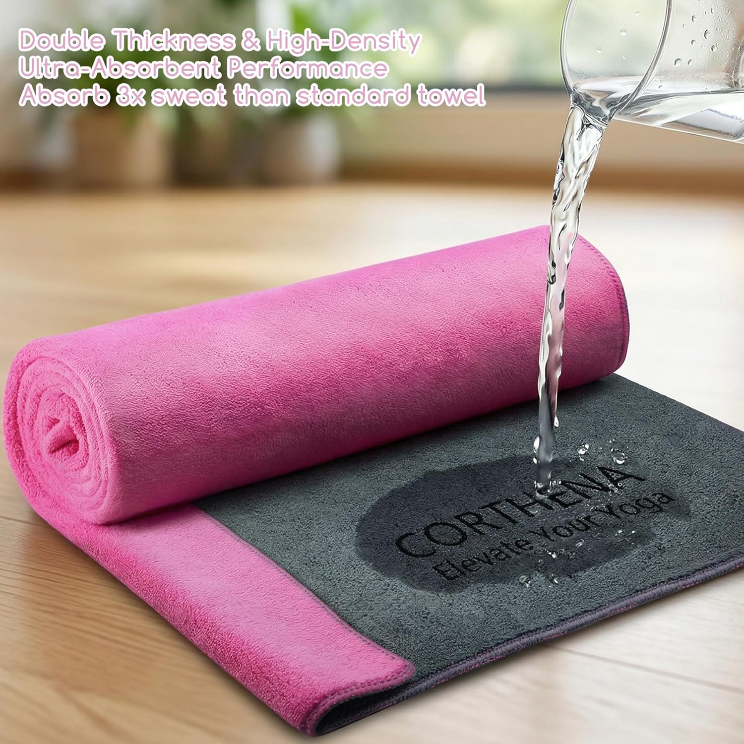 Yoga Mat Towel, Extra Thick 60 – обзор и цена Pilates Yoga Mat