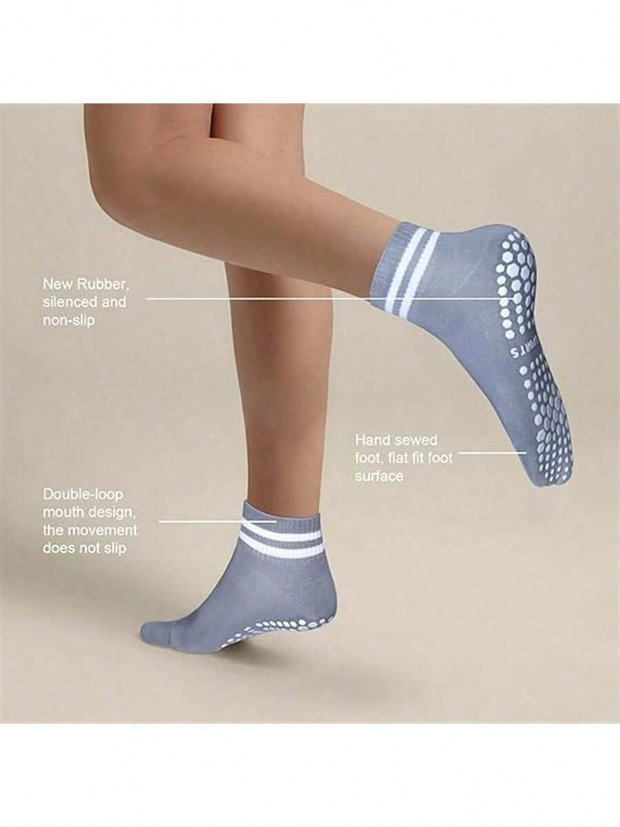 5 Pairs Women Double Stripe No – обзор и цена Yoga Pilates Yoga