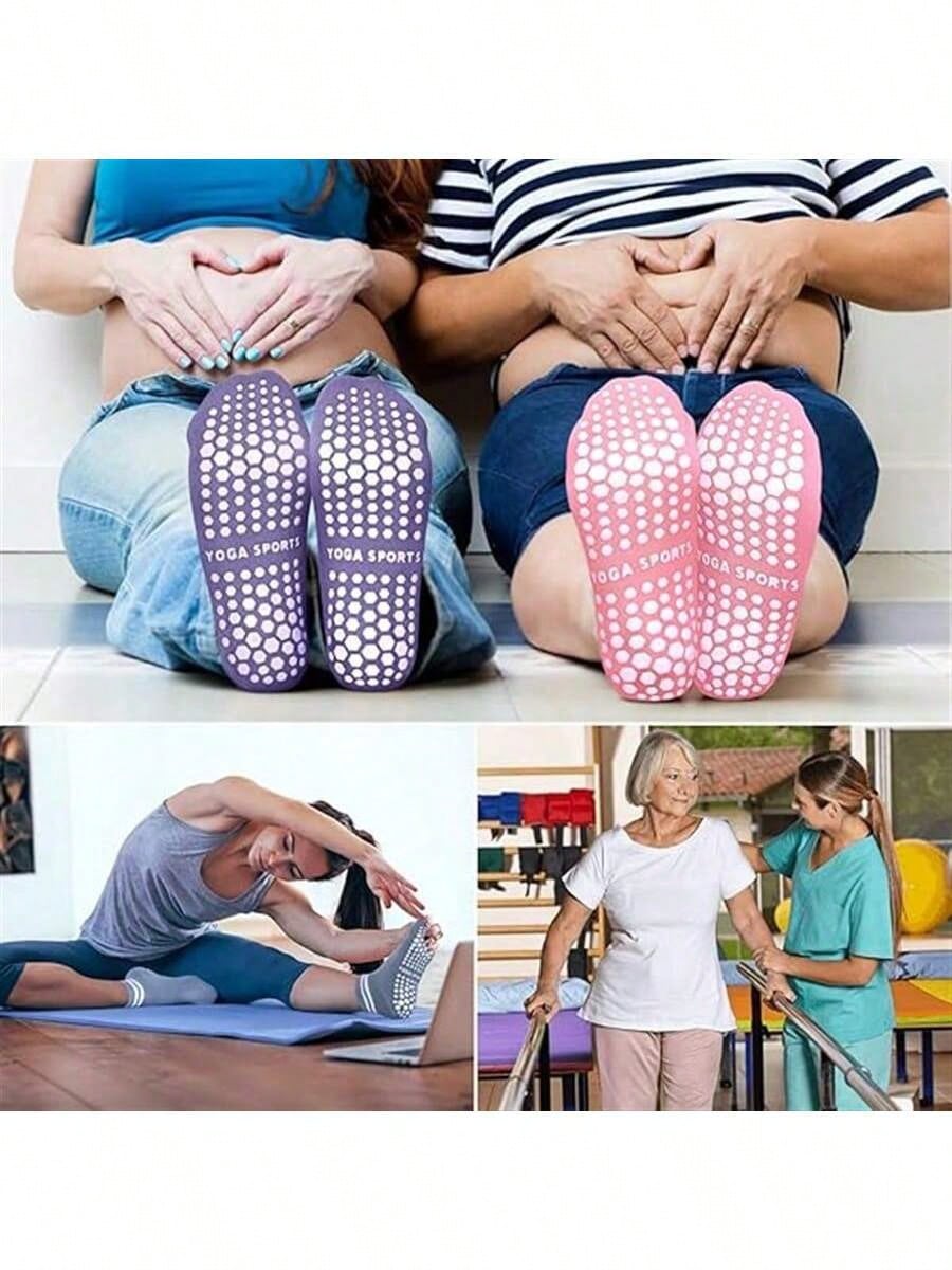 5 Pairs Women Double Stripe No – обзор и цена Yoga Pilates Yoga