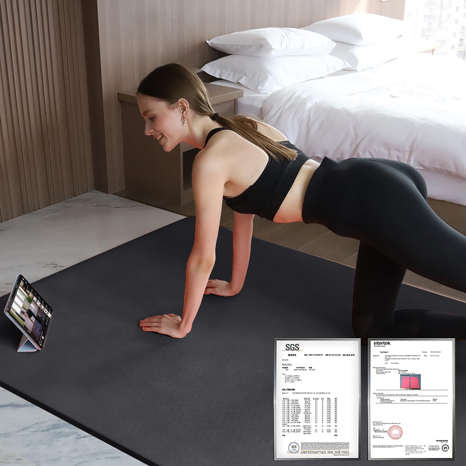 Extra Thick TPE Yoga Mat 6'x4' – обзор и цена Pilates Yoga Mat