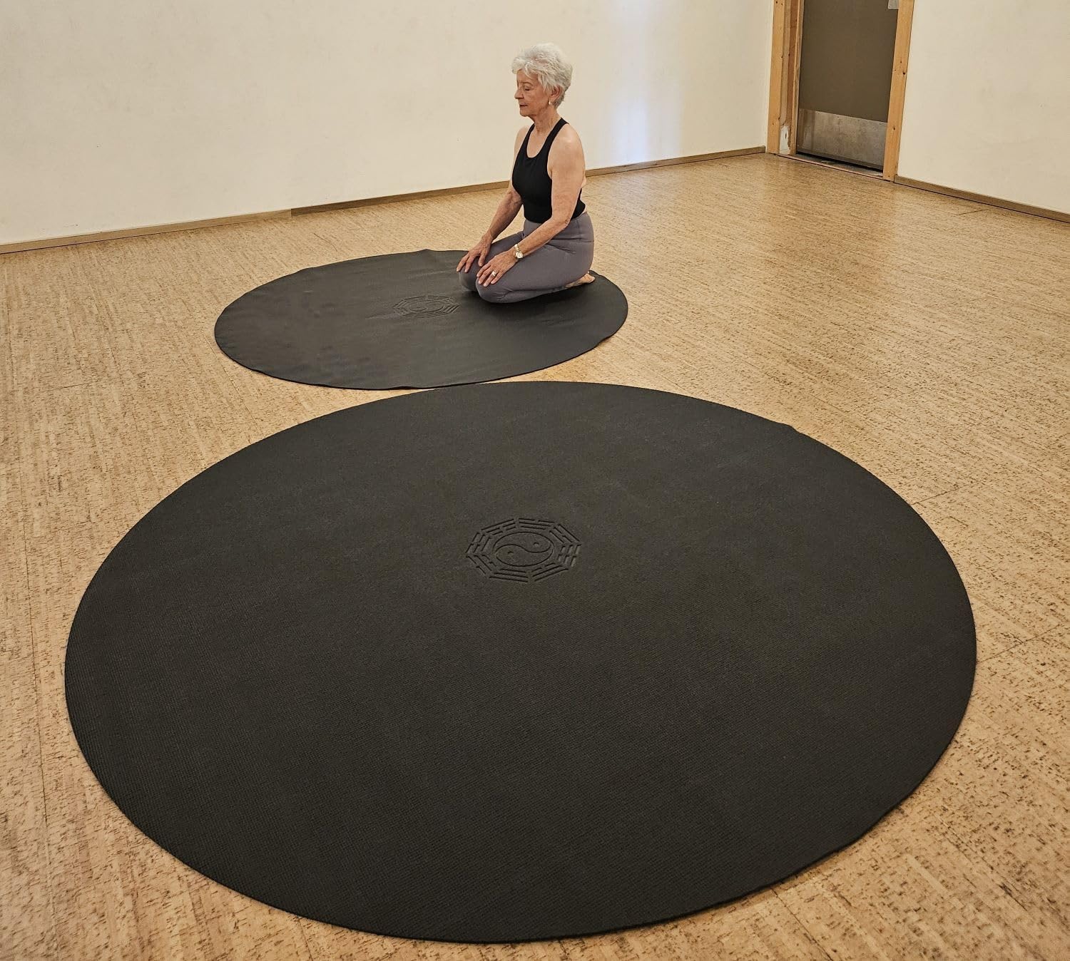 72 inch Round Yoga Mat for Med – обзор и цена Pilates Yoga And Tai Chi