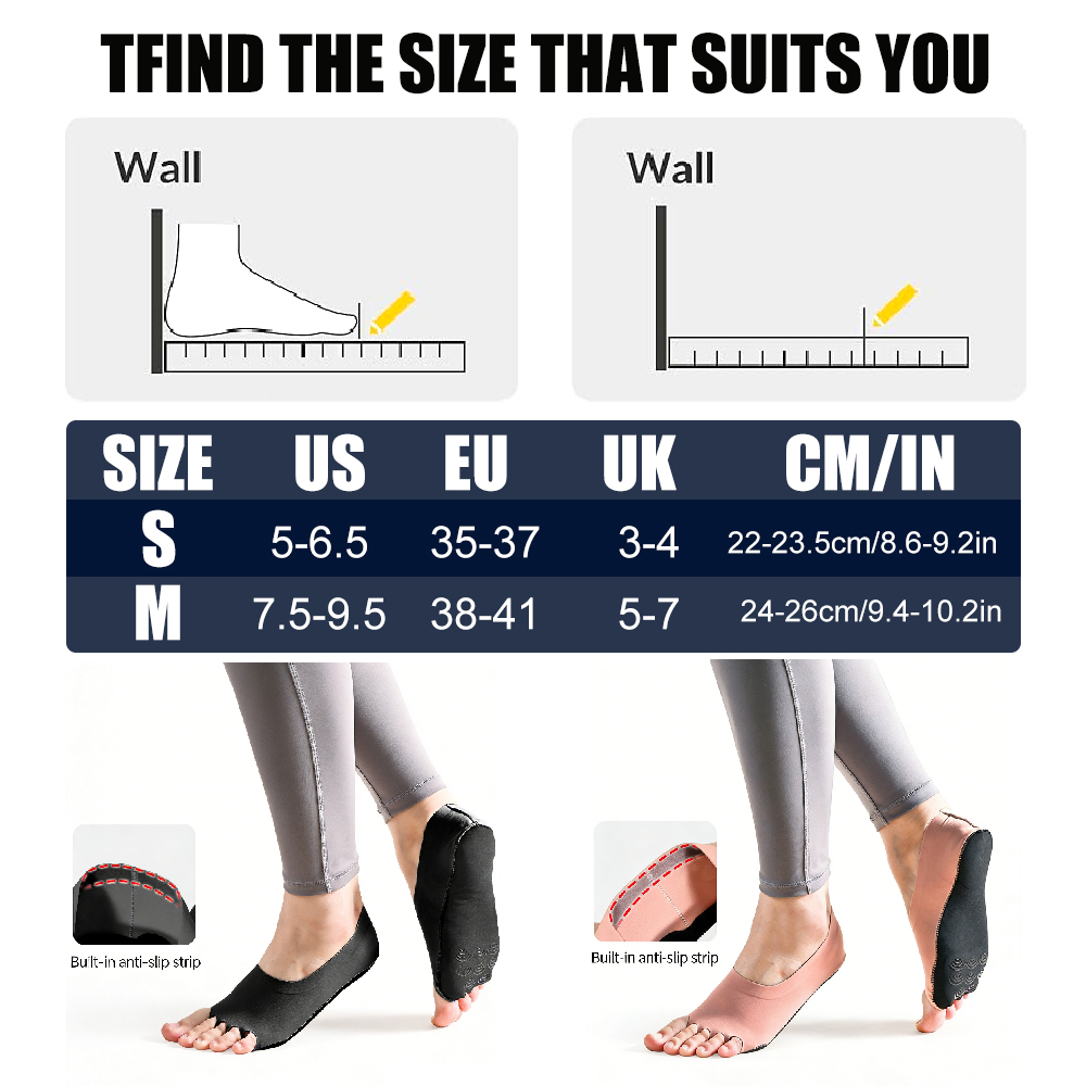 1Pair Women Open Toe Yoga Sock – обзор и цена Pilates Yoga Barre
