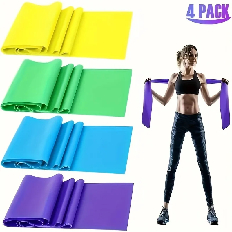 4PCS - Yoga resistance bands o – обзор и цена Pilates And Yoga Difference