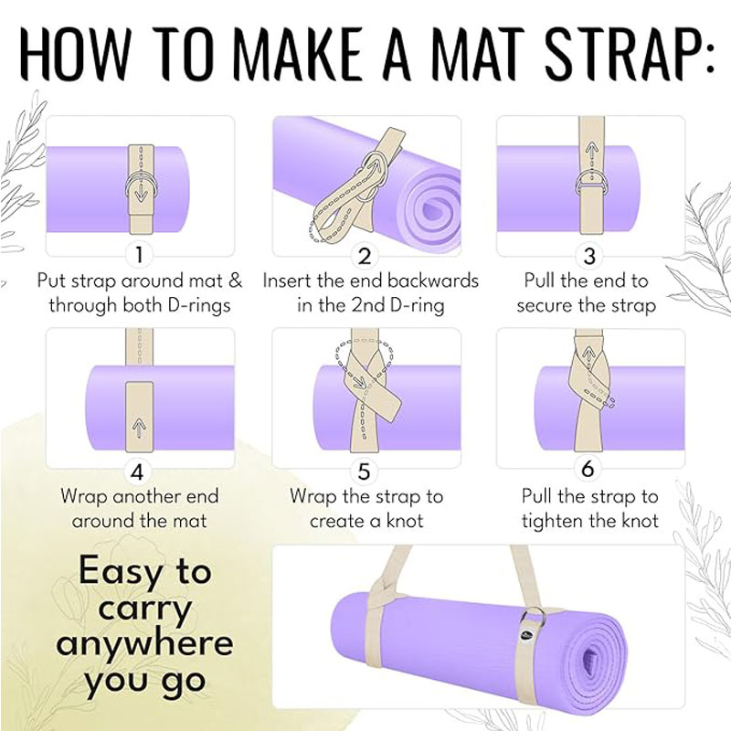 Adjustable non slip strap, sui – обзор и цена Pilates Yoga Mat
