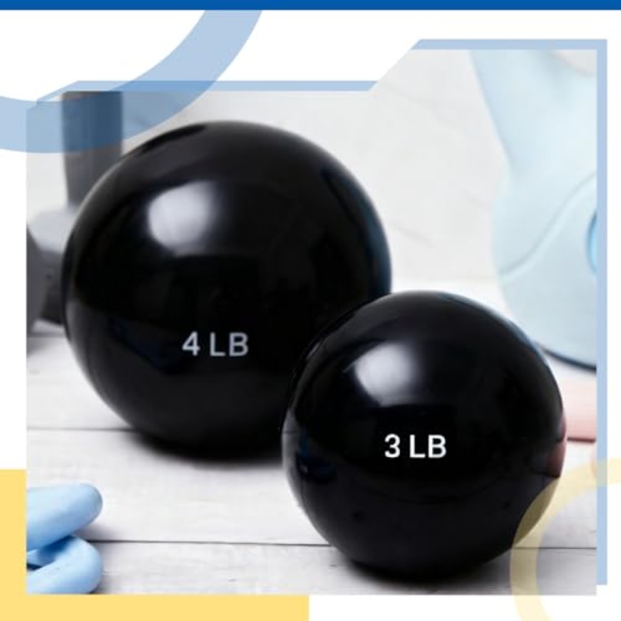 4 Pcs 2lb 3lb 3lb 4lb Weighted – обзор и цена Pilates Toning Ball