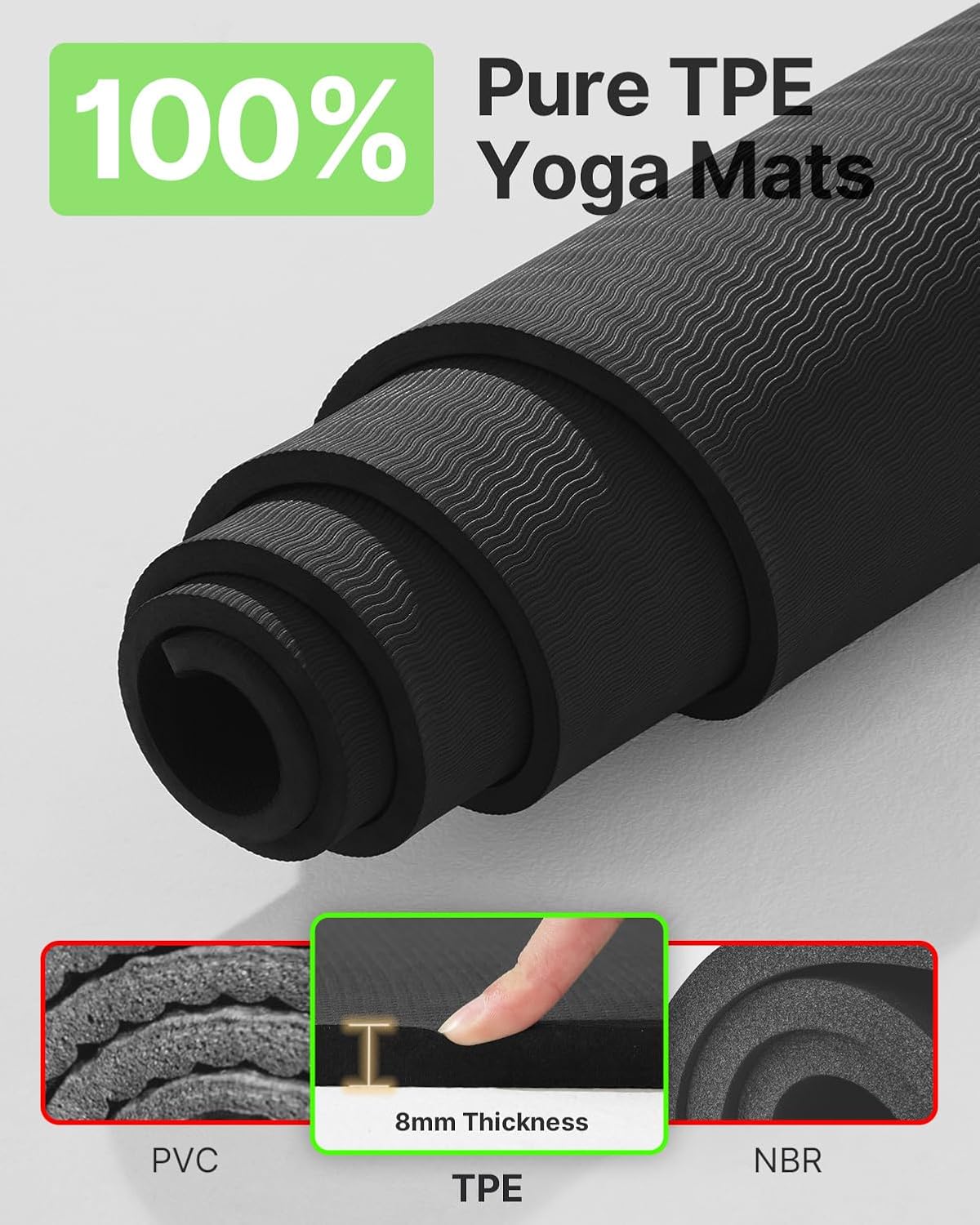 Large Yoga Mat 75x52x1/2in, Ex – обзор и цена Pilates Yoga Mat