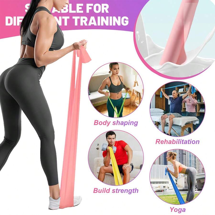 3pcs Resistance Bands Set, Pow – обзор и цена Pilates And Yoga Difference