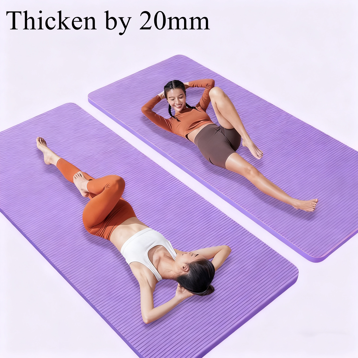 183×60cm 18MM Thick Yoga Mats  – обзор и цена Pilates Yoga Mat Thickness