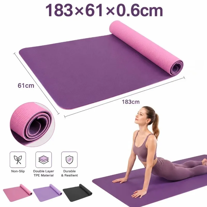 Yoga Mats Anti-slip Sport Fitn – обзор и цена Yoga Pilates Yoga